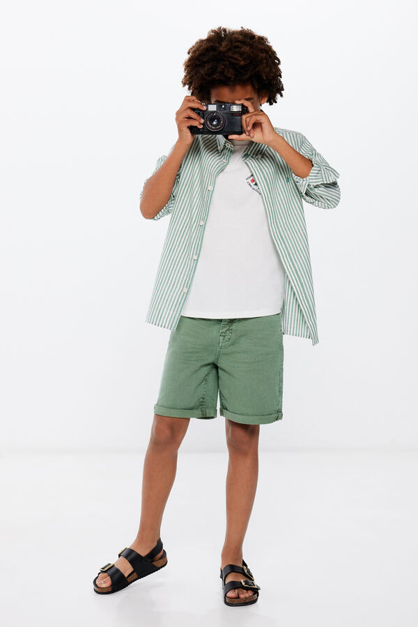 Springfield Kids Bermudas 5 bolsillos ni&ntilde;o verde