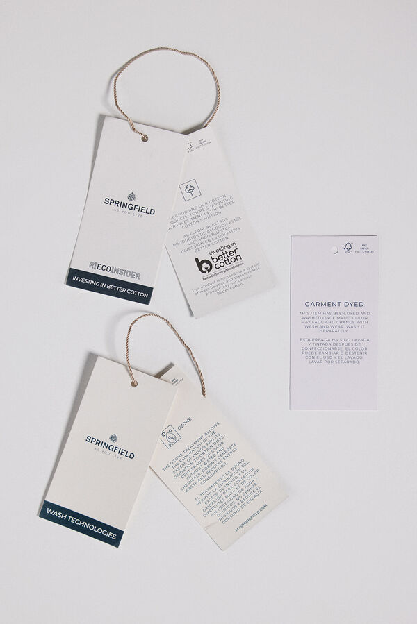 Springfield Bermuda ligera color slim fit beige