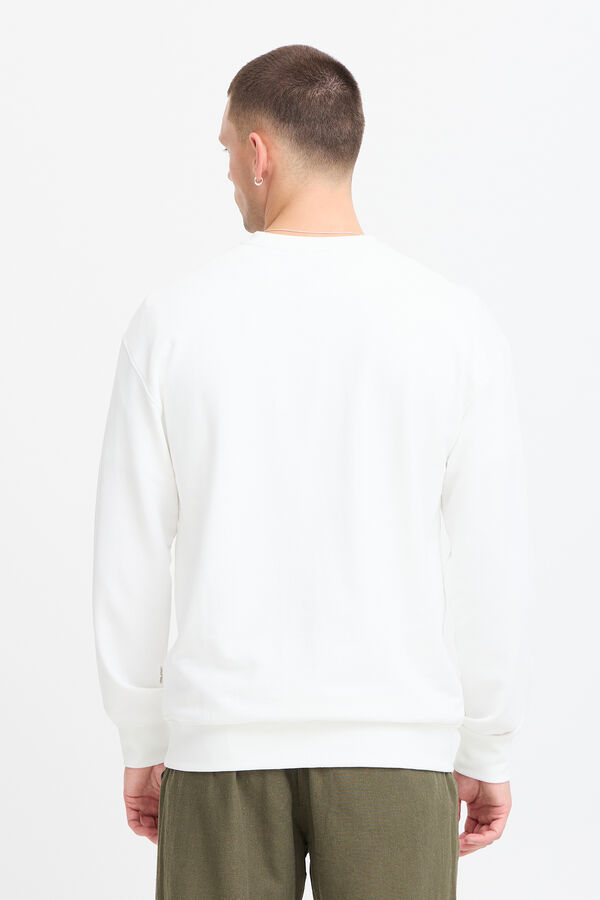 Blend Sweatshirt com gola redonda  azul