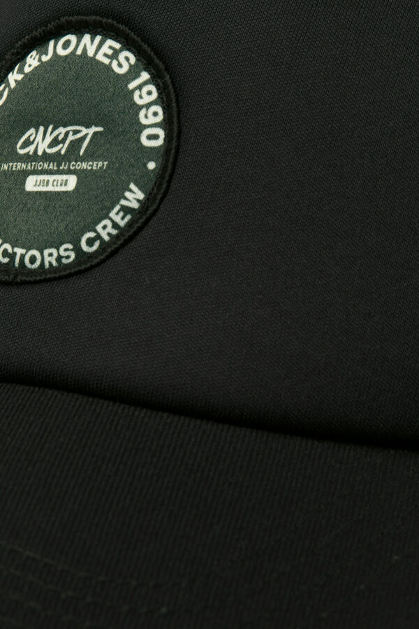 Jack & Jones Bon&eacute; trucker logo preto