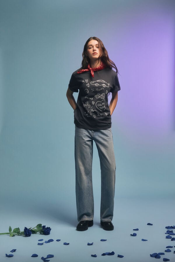 Springfield Camisola gr&aacute;fica cinzento