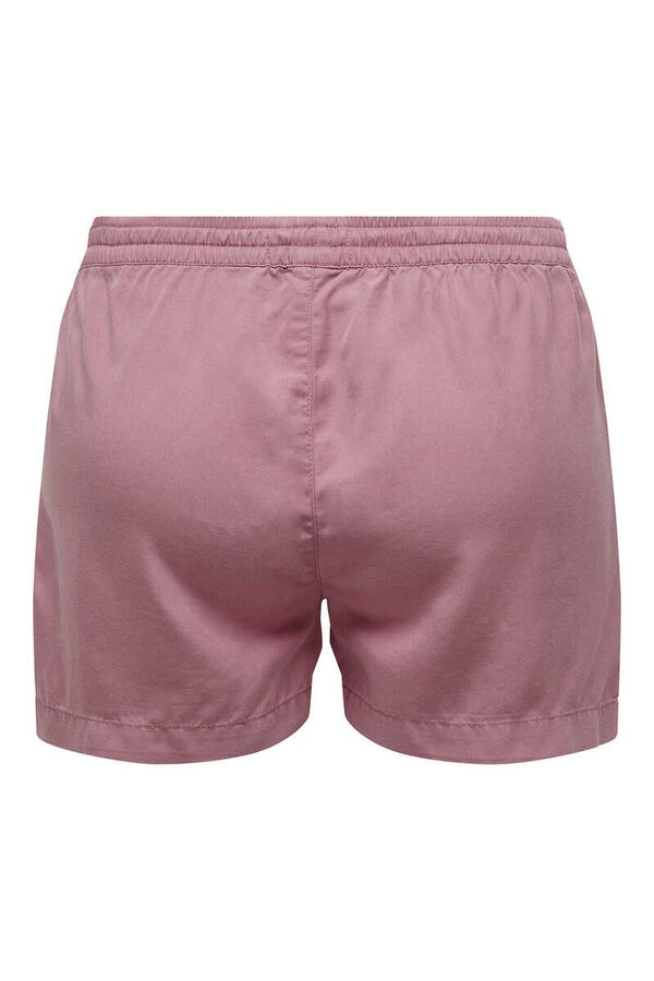 Only Shorts lyocell cintura el&aacute;stica  morado/lila