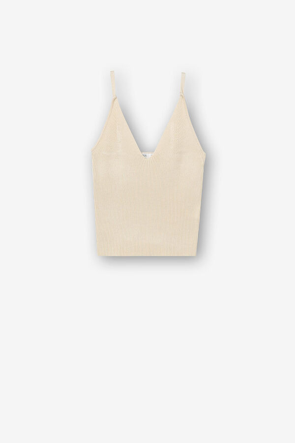 Tiffosi Top de Punto Canalé nude