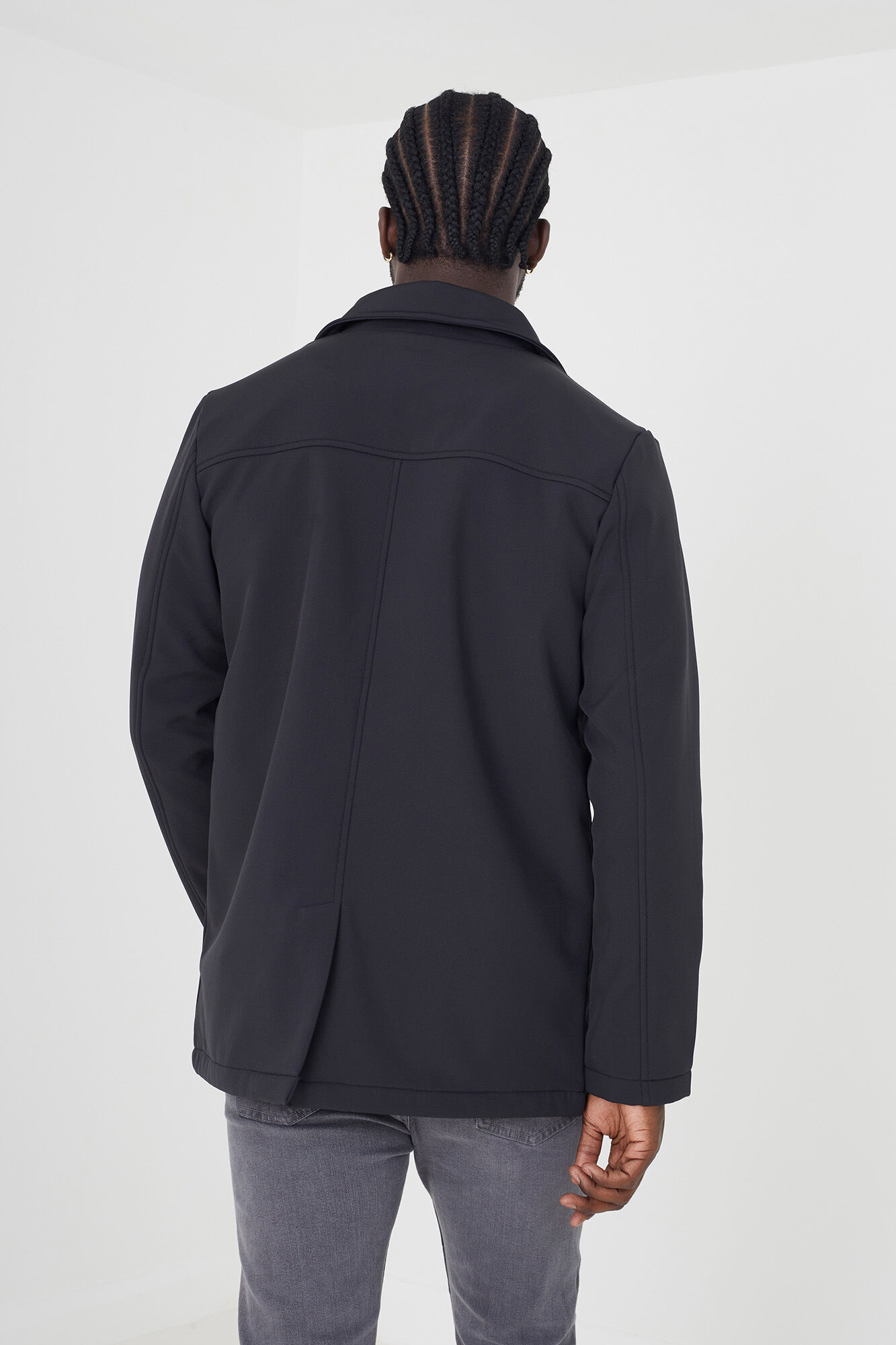 Brave Soul Abrigo con botones