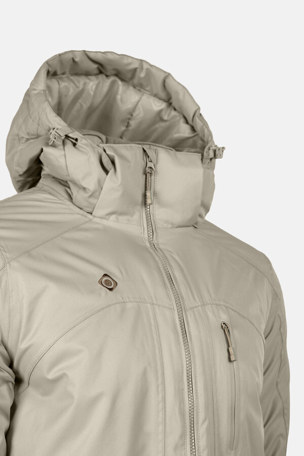 Izas Jaqueta de fibra imperme&aacute;vel bege