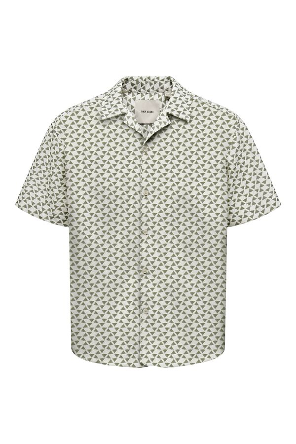 Only & Sons Camisa de manga curta relaxed fit estampado