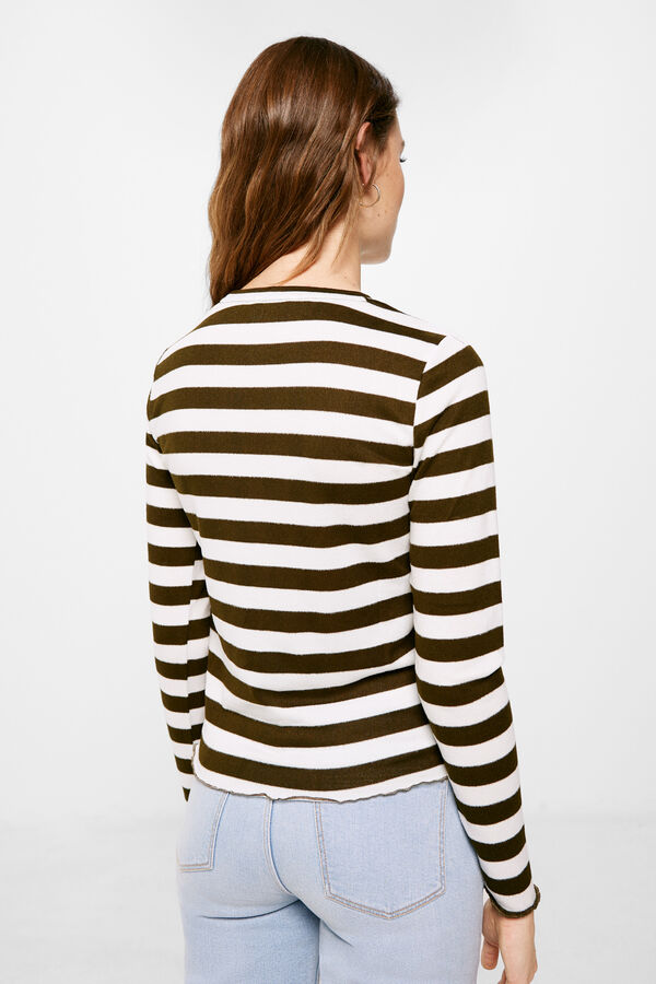 Springfield T-shirt Detalhes Ondulados estampado