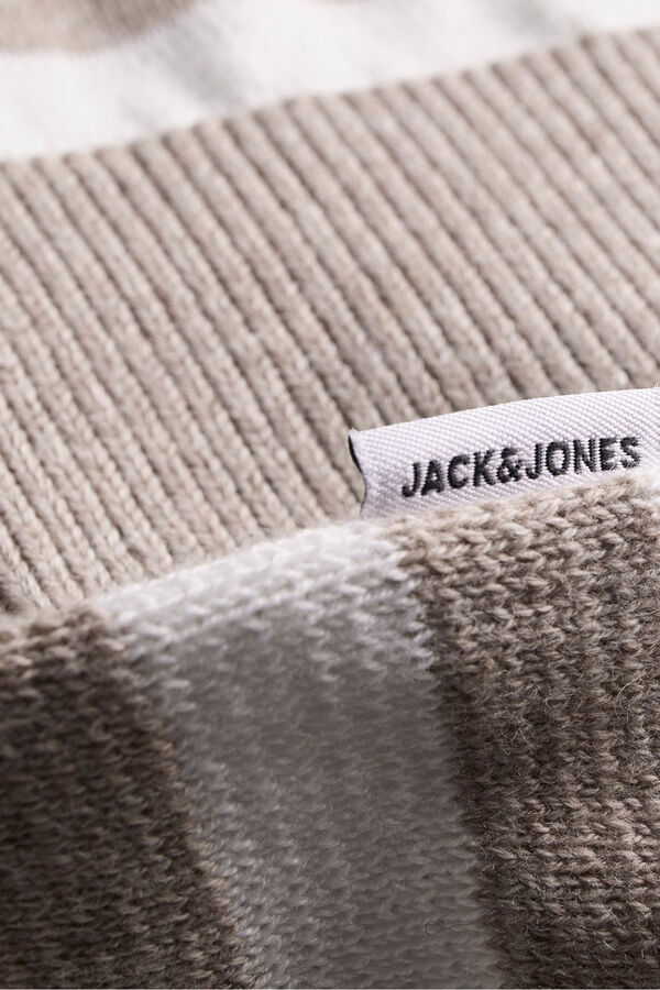 Jack & Jones Jersey b&aacute;sico de punto beige