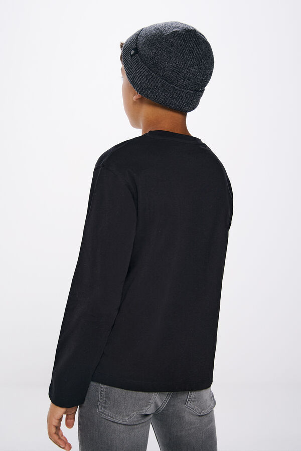 Springfield Kids Camiseta calavera ni&ntilde;o negro