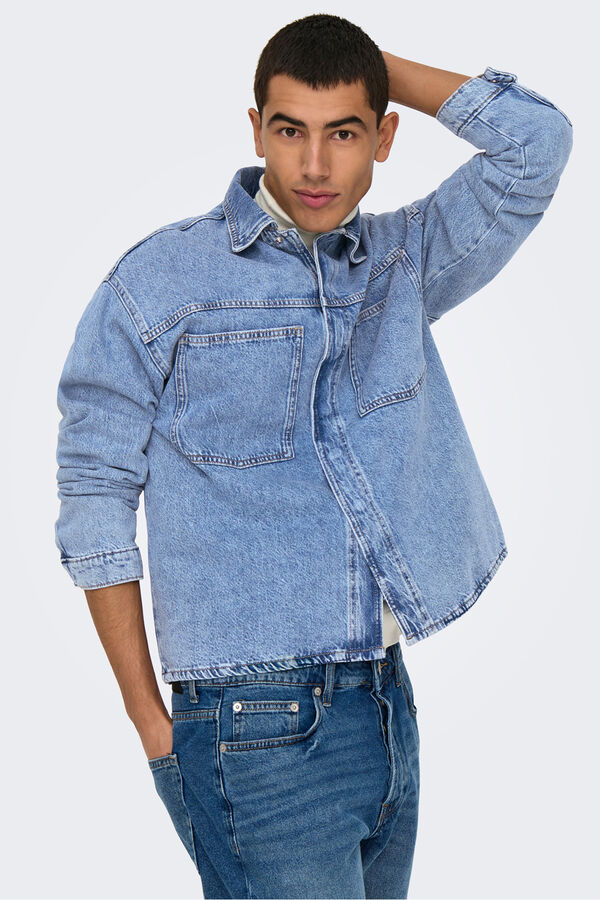 Only & Sons Chaqueta vaquera azul