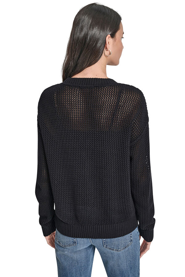 DKNY Camisola crochet preto