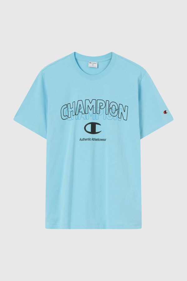Champion T-shirt de manga curta azul