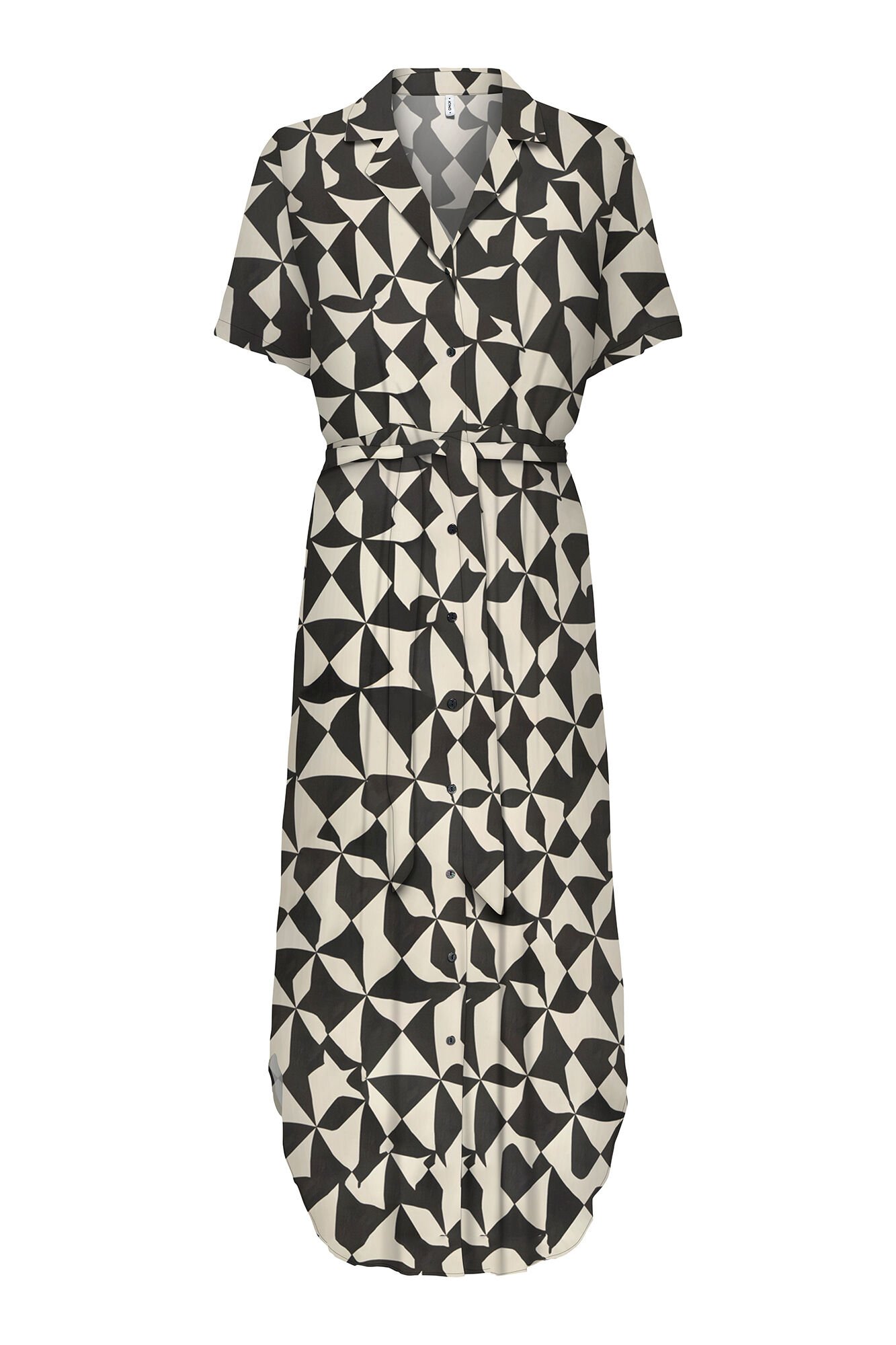 Only Vestido camiseiro midi