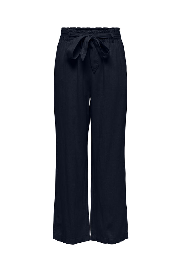 JDY Pantal&oacute;n largo de lino gris