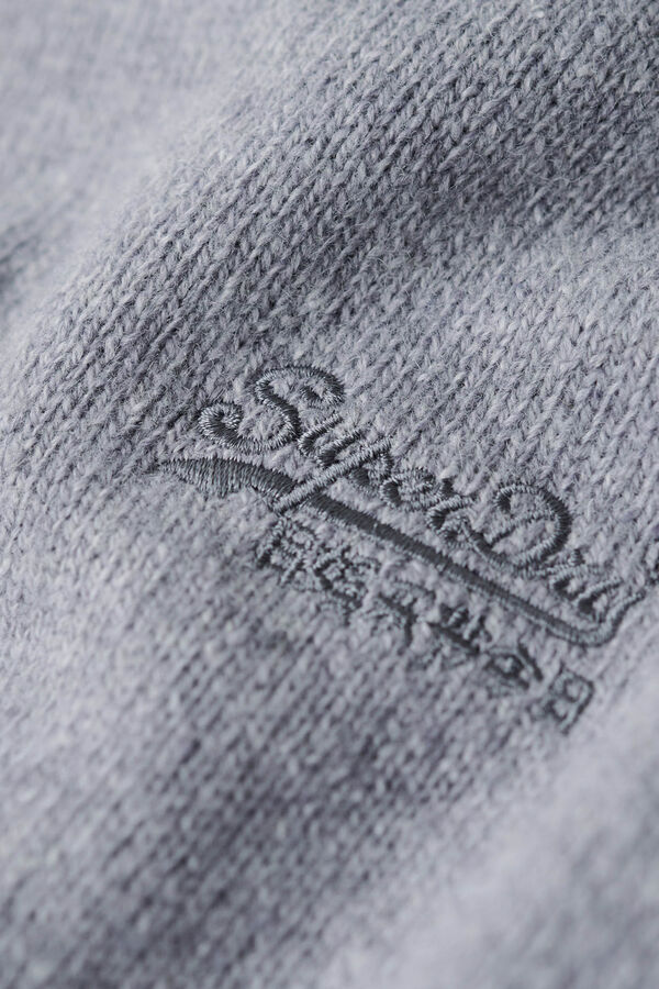 Superdry Jersery Cuello Redondo Cl&aacute;sico gris