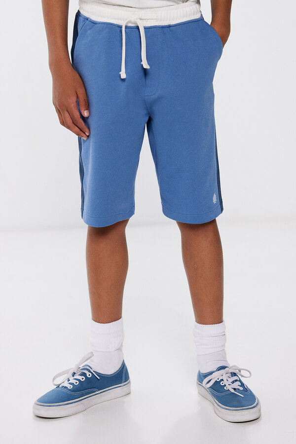 Springfield Kids Bermudas jogger rapaz azul