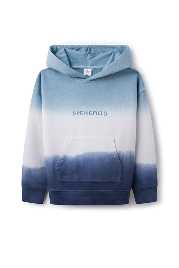 Springfield Kids Sudadera dip dye ni&ntilde;o azul