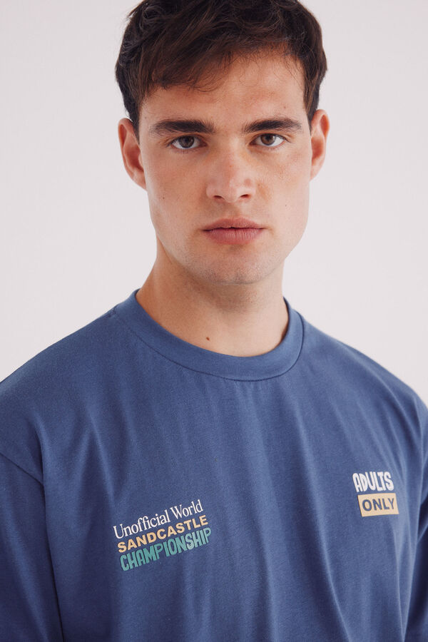 Springfield Camiseta Castelo de Areia azul