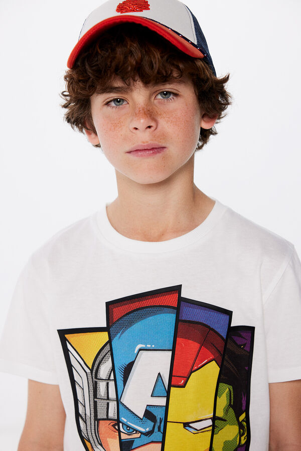 Springfield Kids T-shirt Avengers menino bege