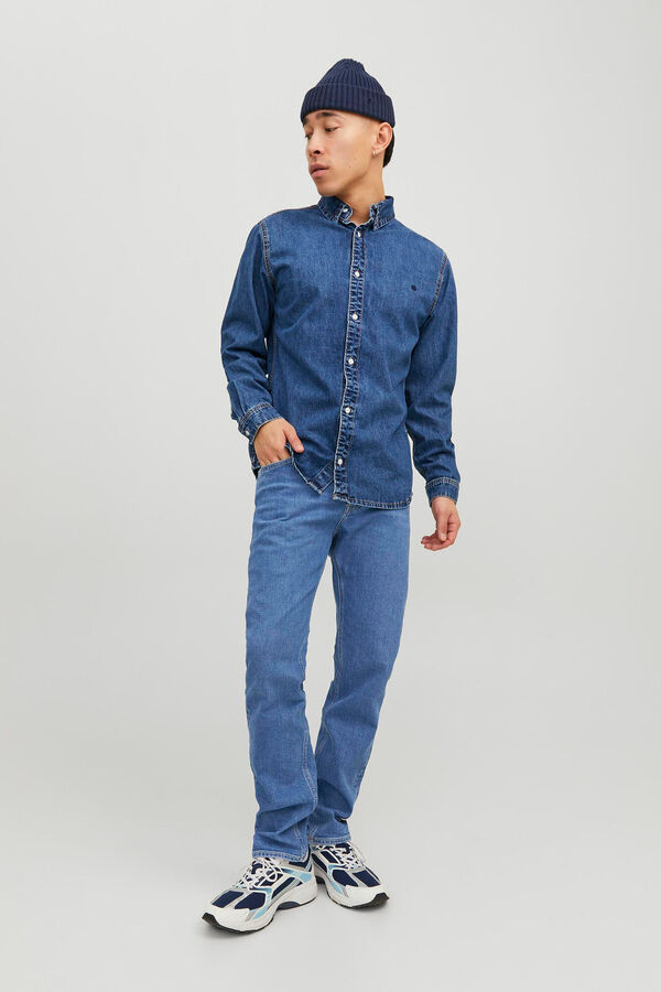 Jack & Jones Jeans com corte afunilado azul