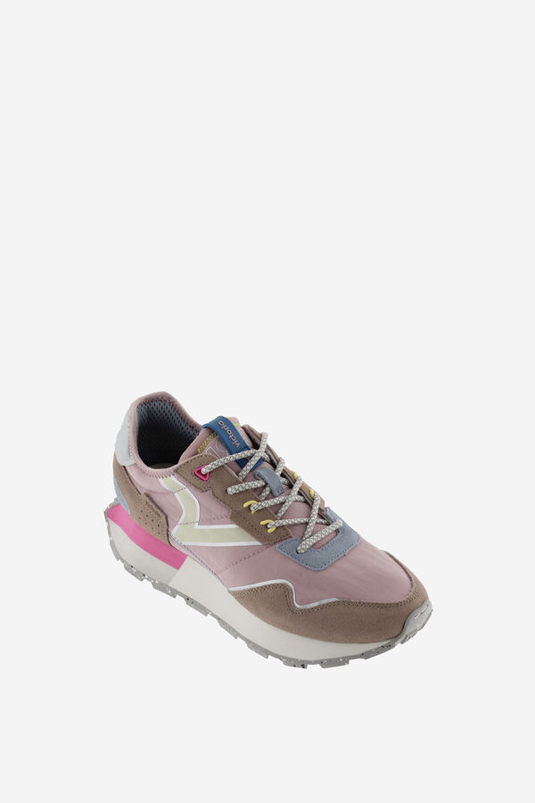 Victoria Zapatillas de serraje rosa