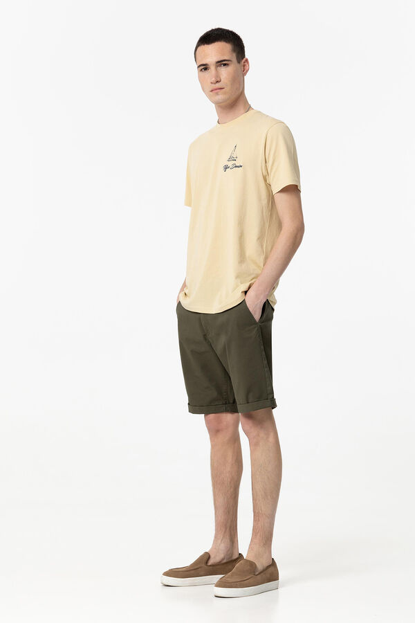 Tiffosi Bermuda Chino Slim Fit verde