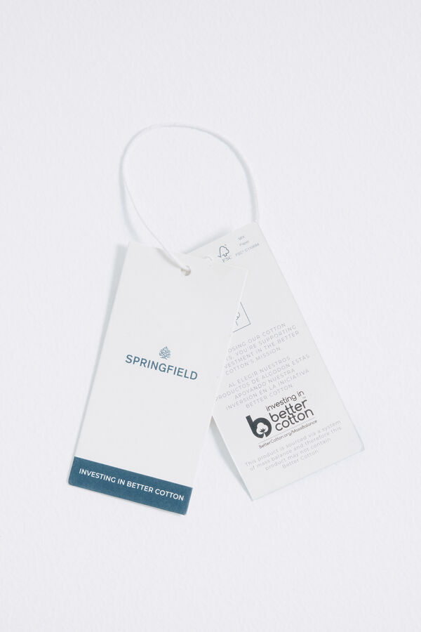 Springfield Camiseta gráfica elefante negro