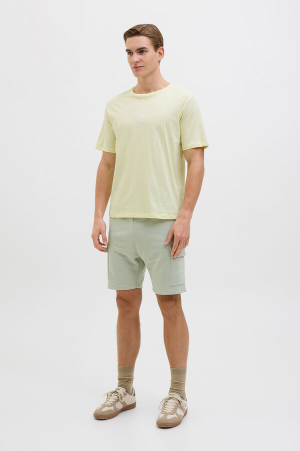 JJ REBEL Camiseta back print amarillo