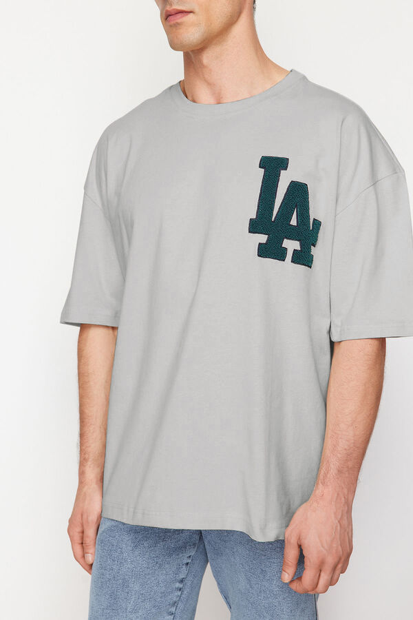 Trendyol T-shirt oversize cinzento