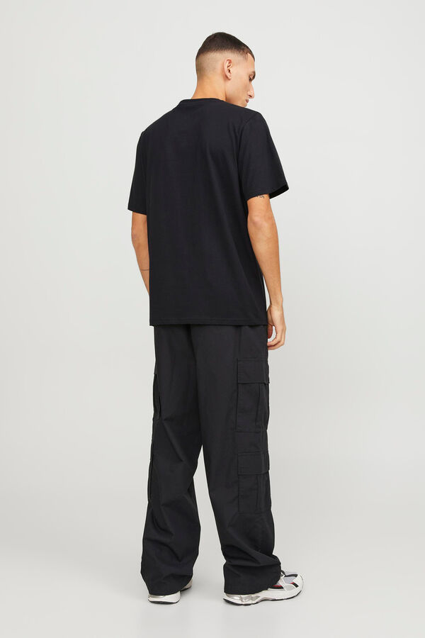 Jack & Jones Sweatshirt print à frente preto