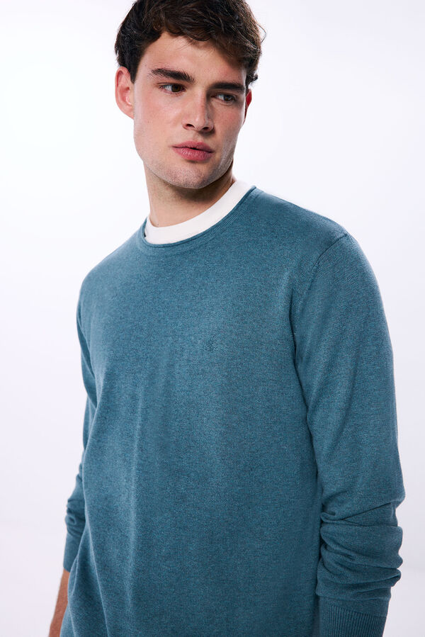 Springfield Camisola b&aacute;sica azul