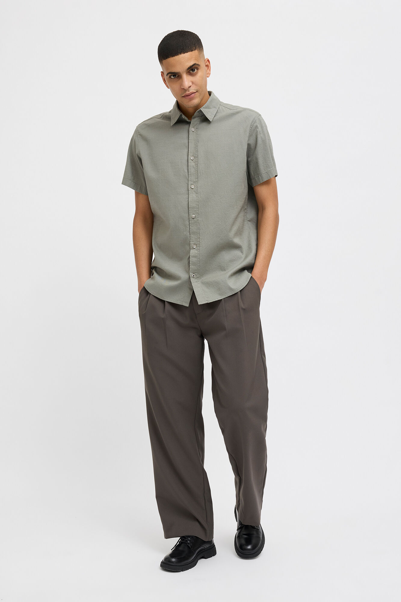 Jack & Jones Camisa manga corta relaxed fit