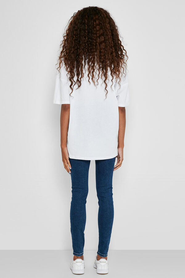 Springfield Camiseta oversize blanco