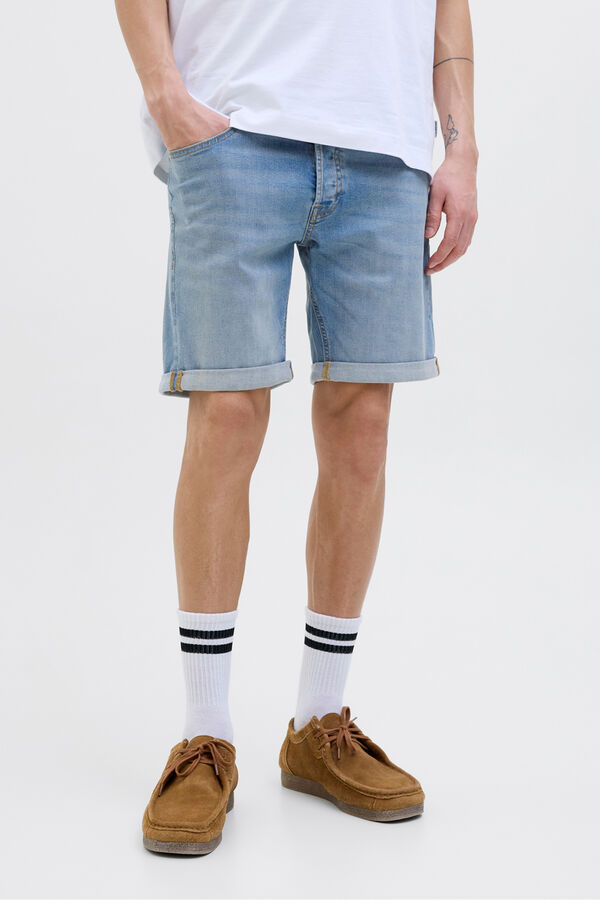 Jack & Jones Bermuda denim regular fit azul