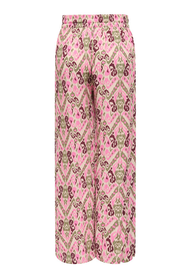 JDY Pantalón largo ancho rosa