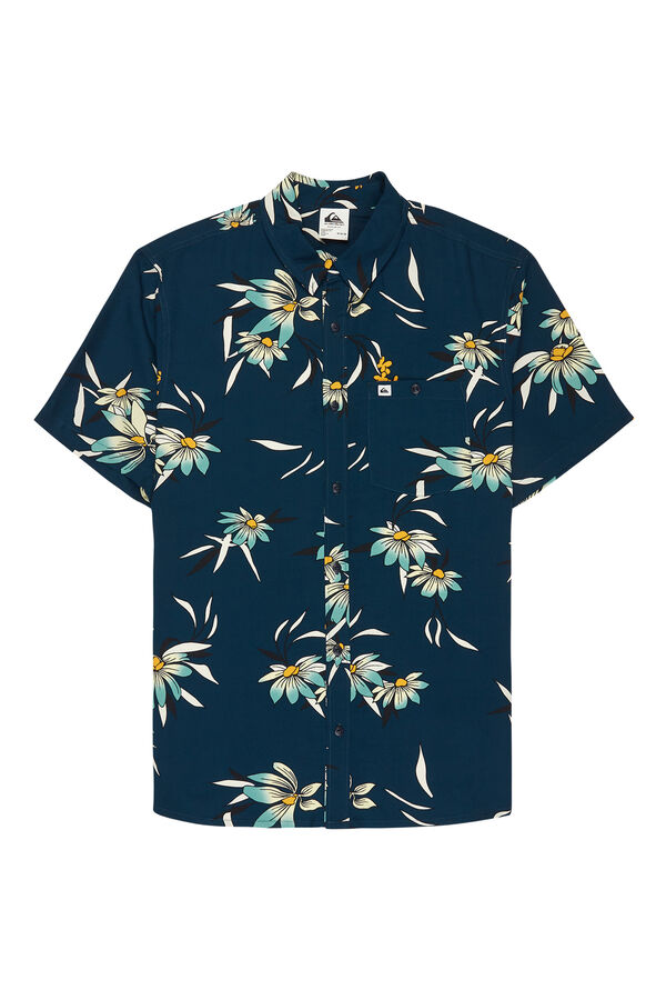 Quiksilver Camisa de manga curta preto