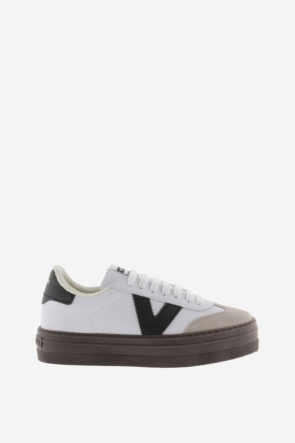 Victoria T&ecirc;nis Victoria de pele sint&eacute;tico branco