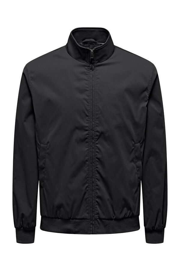 Only & Sons Chaqueta harrington negro