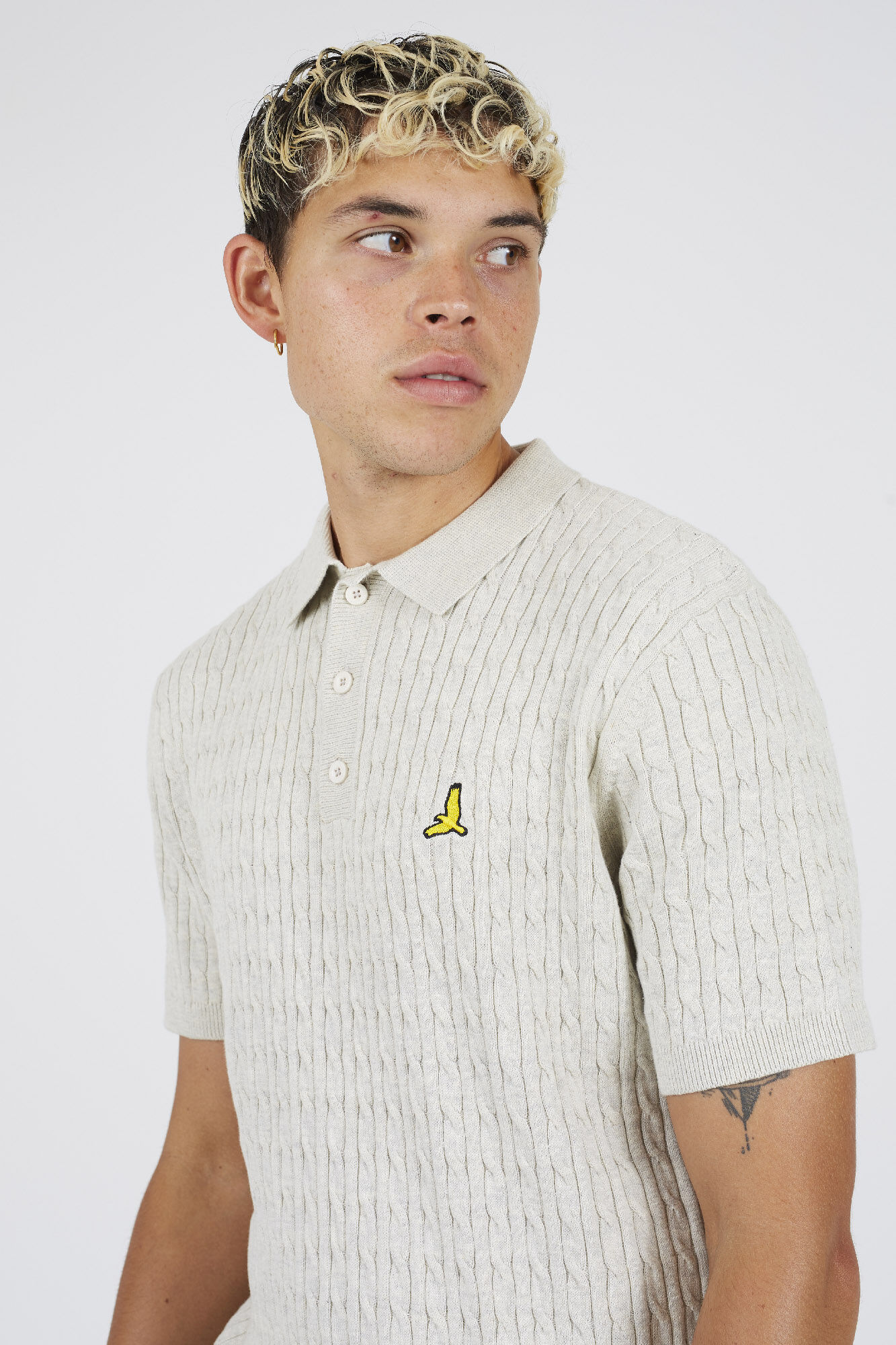 Brave Soul Camisa p&oacute;lo de malha com manga curta