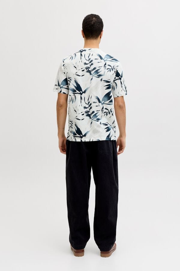 Jack & Jones T-shirt regular fit estampada branco