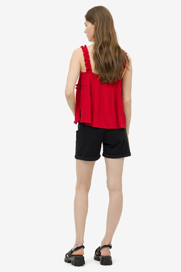 Tiffosi Bermuda Tiro Medio Rachel negro