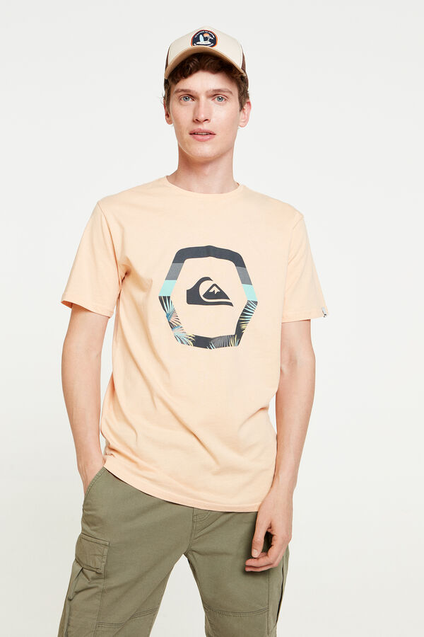 Springfield Camiseta de manga curta para Homem laranja