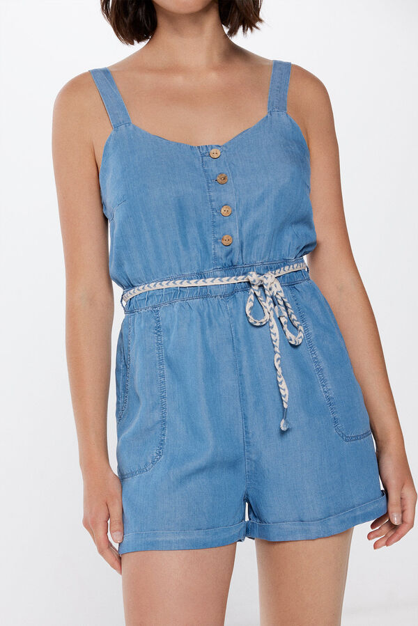 Springfield Mono Corto Tencel azul