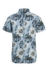 Jack & Jones Camisa de manga curta com ajuste confort&aacute;vel azul