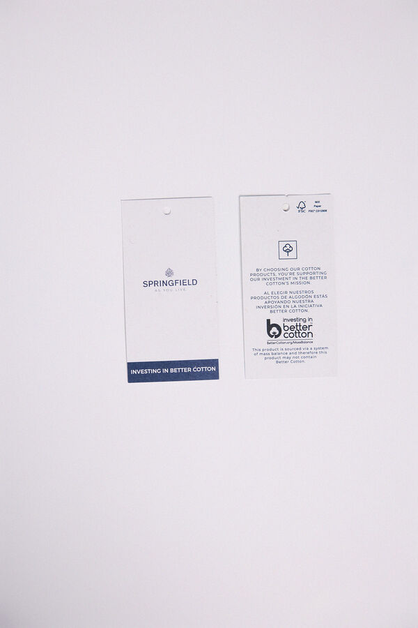 Springfield Camiseta manga larga atabillada pu&ntilde;os nude