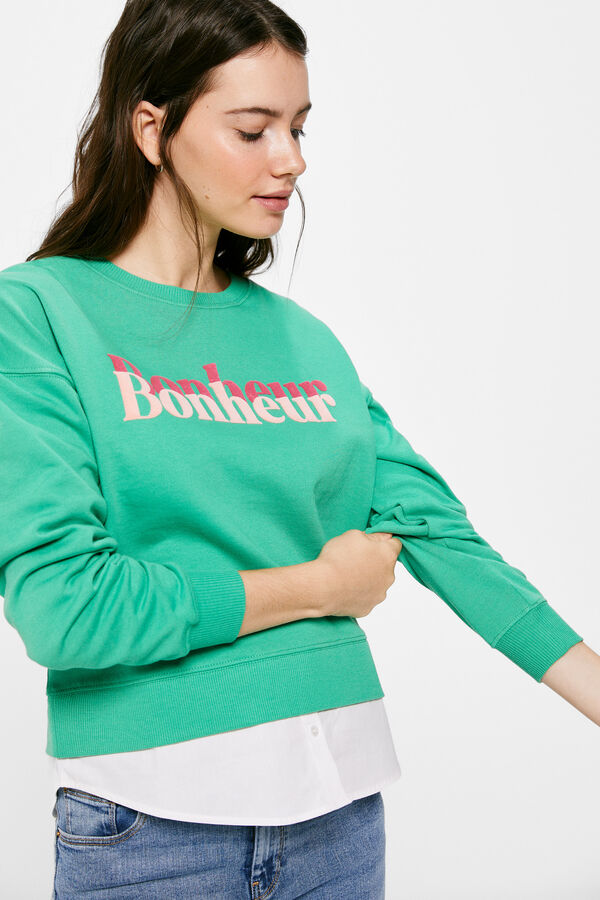 Sweatshirt Bonheur, Ofertas em sweatshirts de mulher