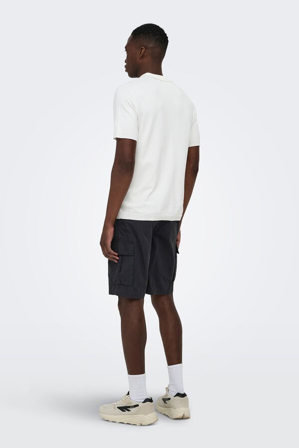 Only & Sons Bermuda cargo preto