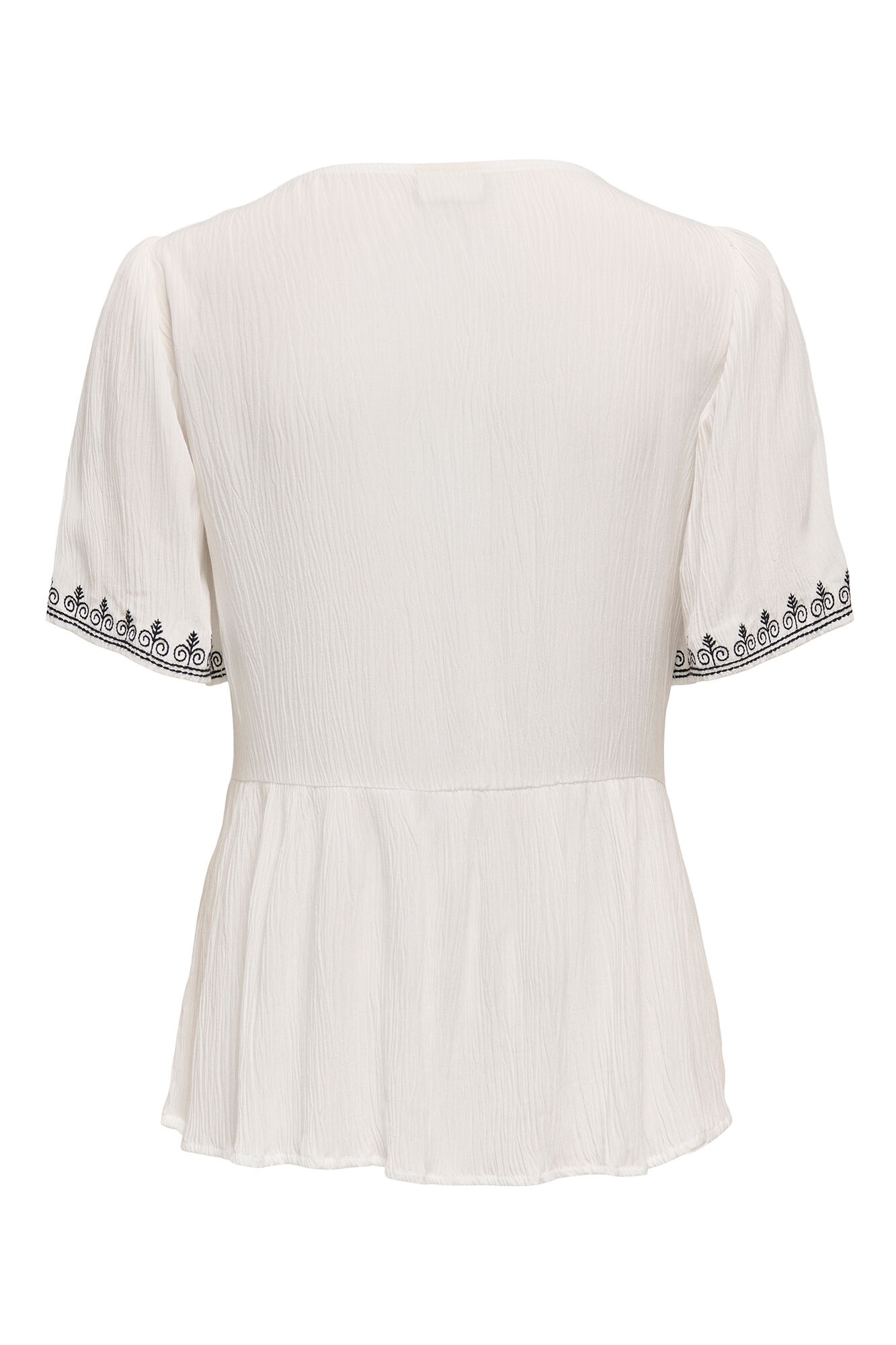 JDY Blusa manga curta bordada