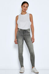 Springfield Jeans Skinny gris medio