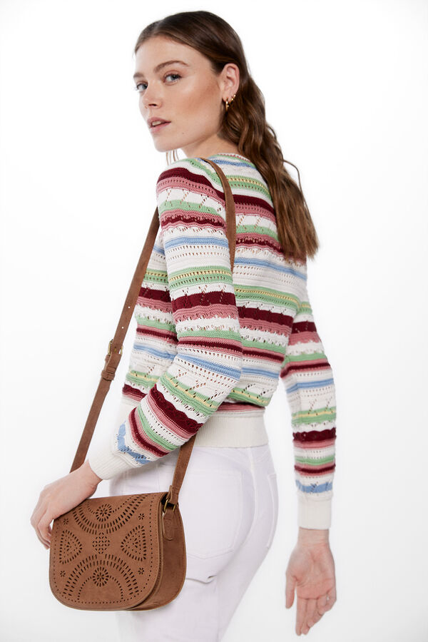 Springfield Bolso Bandolera Troquelados estampado